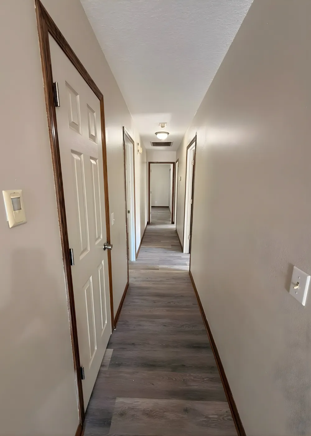 Updated hallway renovation
