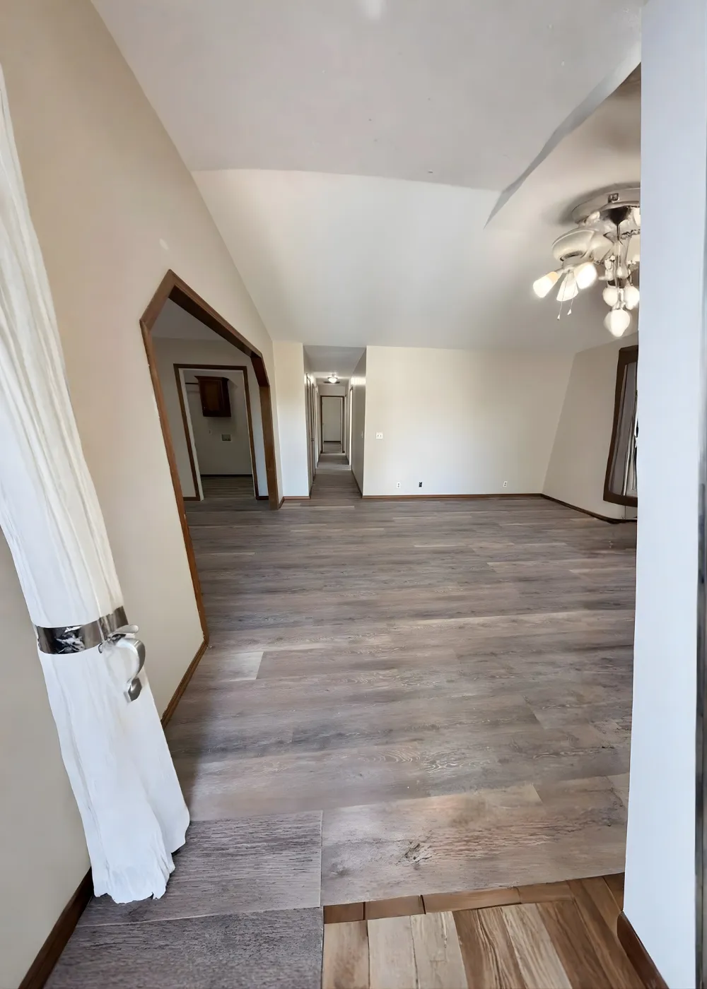Finished open interior by AM Construction